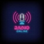 radio-online-neon-signs-style-text-free-vector